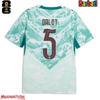 Portugalia Diogo Dalot #5 Tricou Fotbal Replică Mondial 2026 Barbati Deplasare